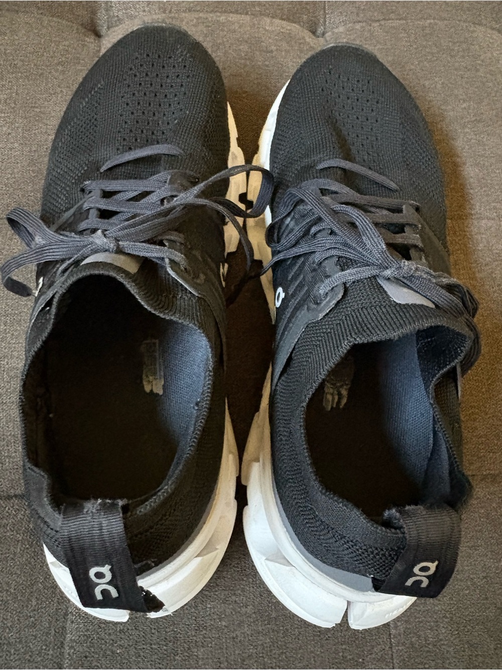On Running Women’s Black and White Cloudswift Running Shoes - Picture 7 of 9
